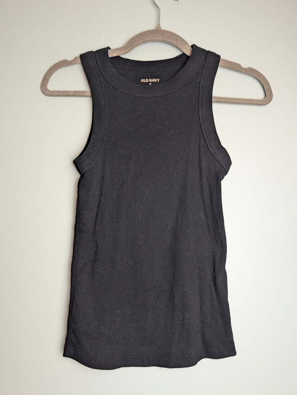 Y2k Layeringpiece Old Navy Ribbed Tank Top Size XS Black